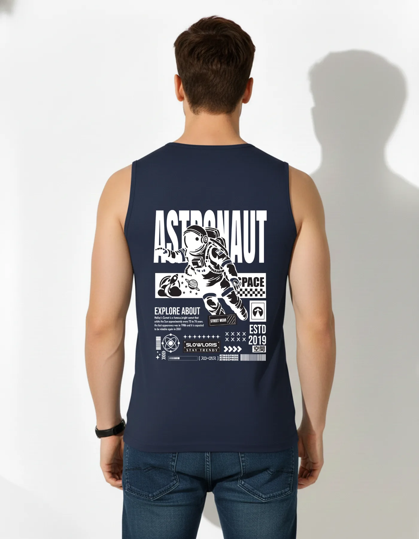 SL-26-BCK/FRT-ASTRO-NVY-M Back View