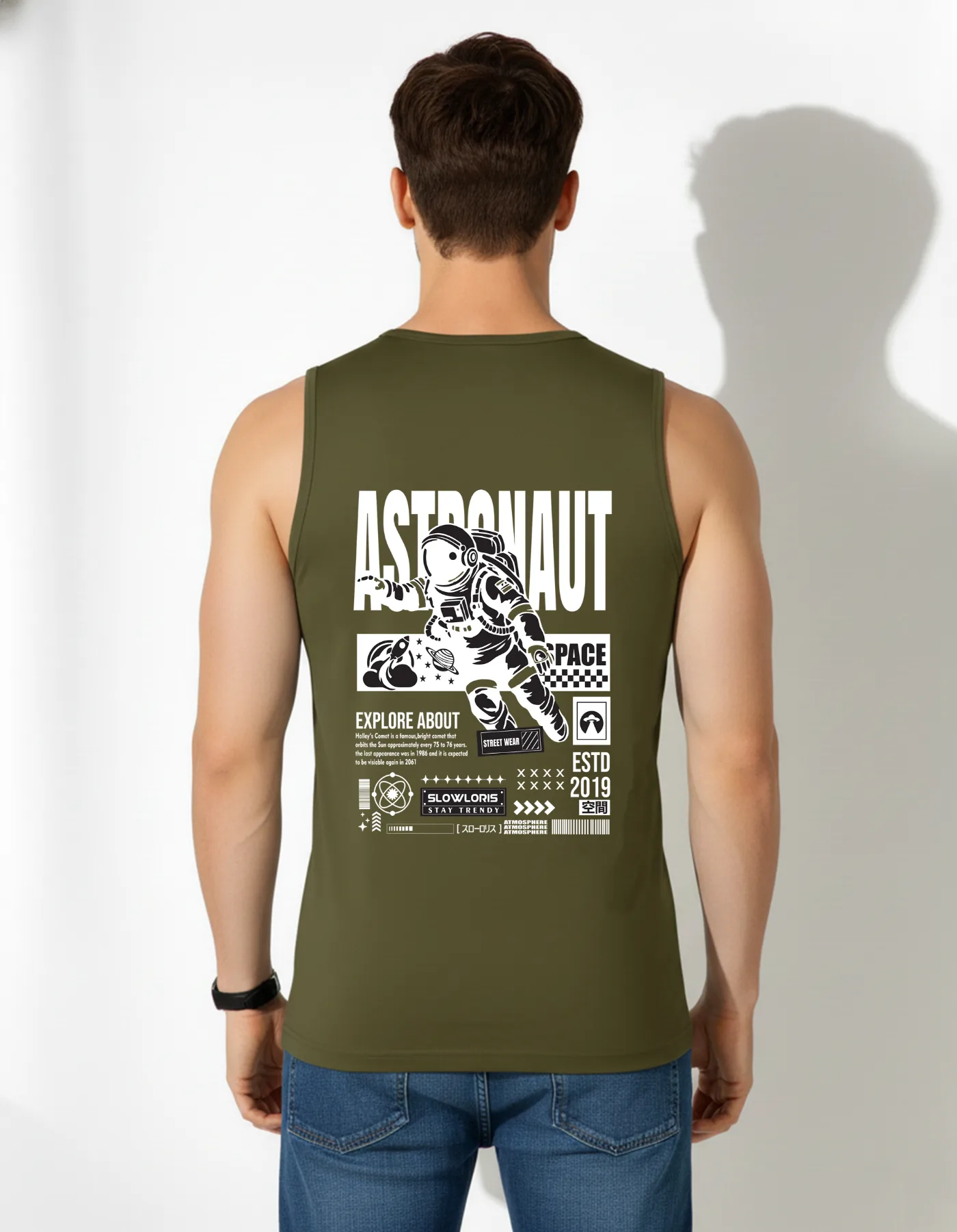 SL-26-BCK/FRT-ASTRO-OLV-M Back View