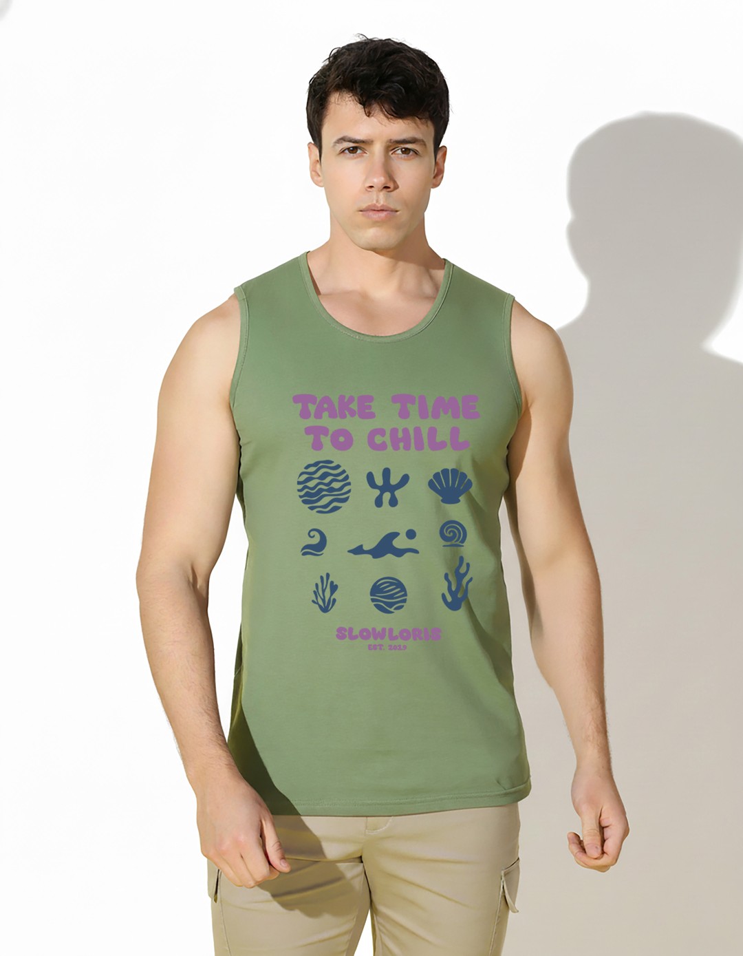 Slowloris Vest Astro Flow Tank LIGHTGREEN