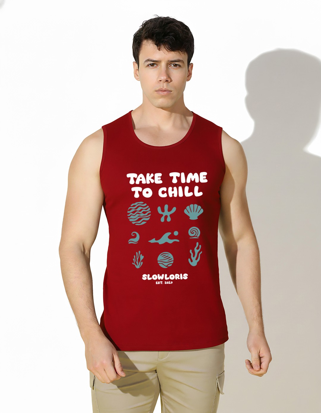 Slowloris Vest Astro Flow Tank MAROON
