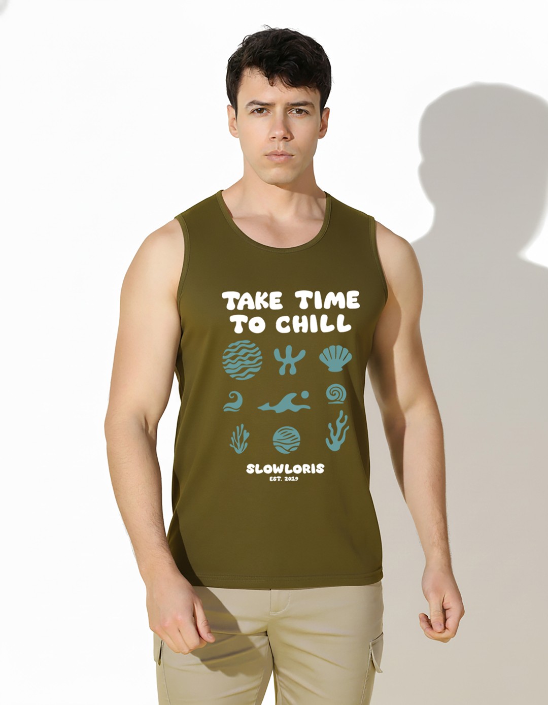 Slowloris Vest Astro Flow Tank Olive