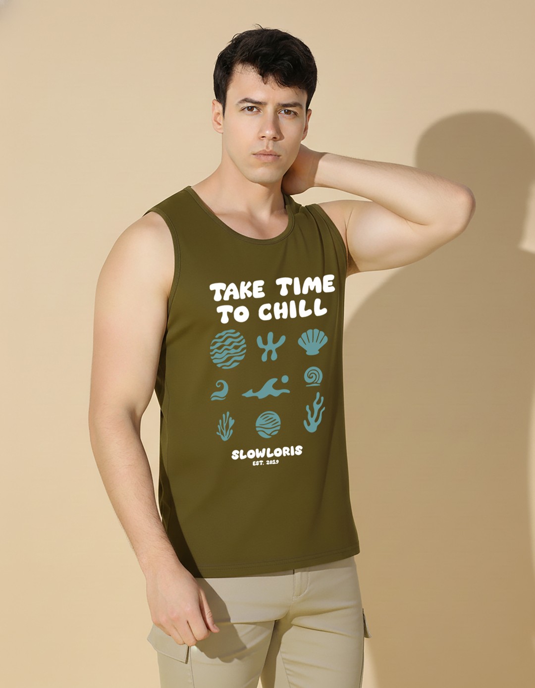 SL-26-FRT-CHILL-OLV-M Neck Shot