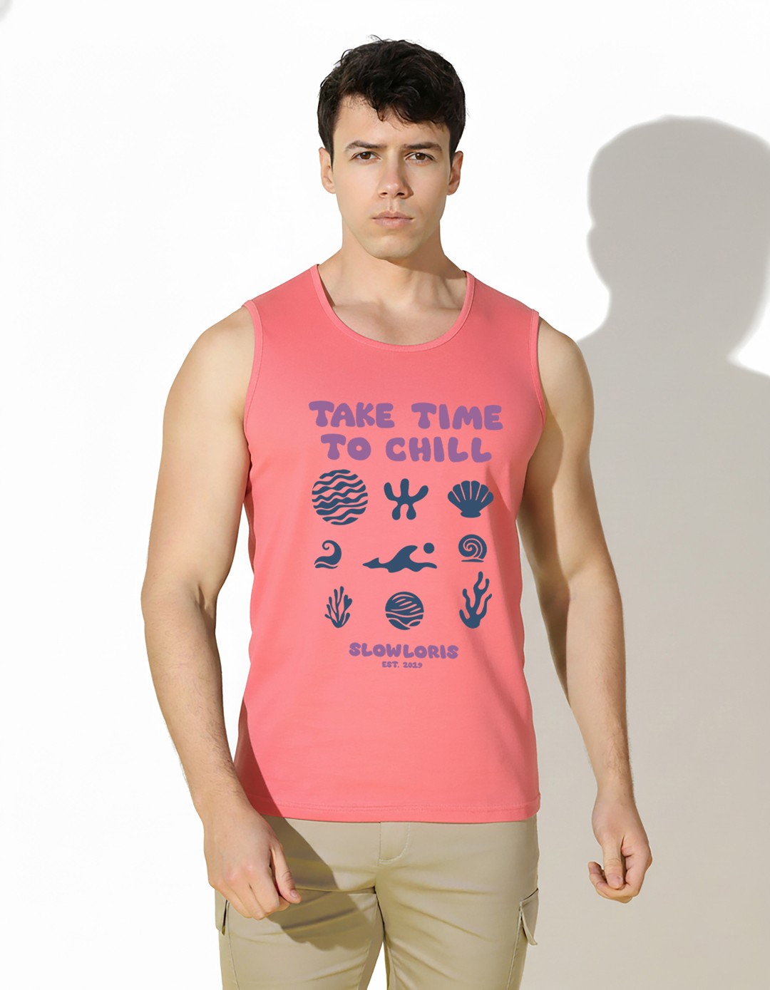 Slowloris Vest Astro Flow Tank PEACH