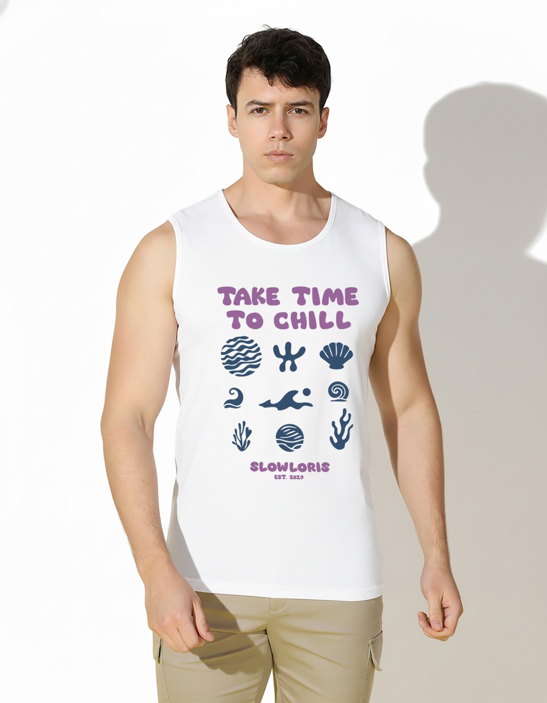 Slowloris Vest Astro Flow Tank White
