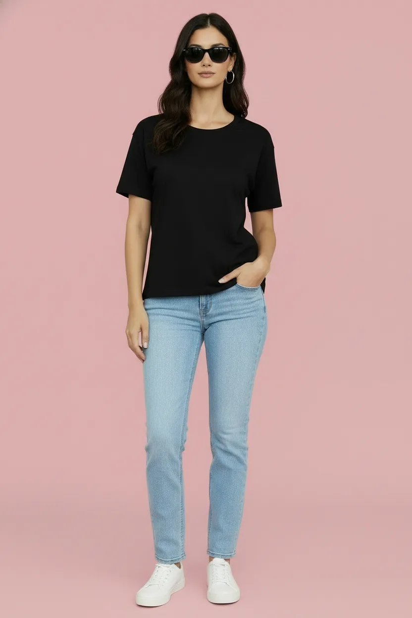 SL-30R-FRT-PLN-BLK-M Neck Shot