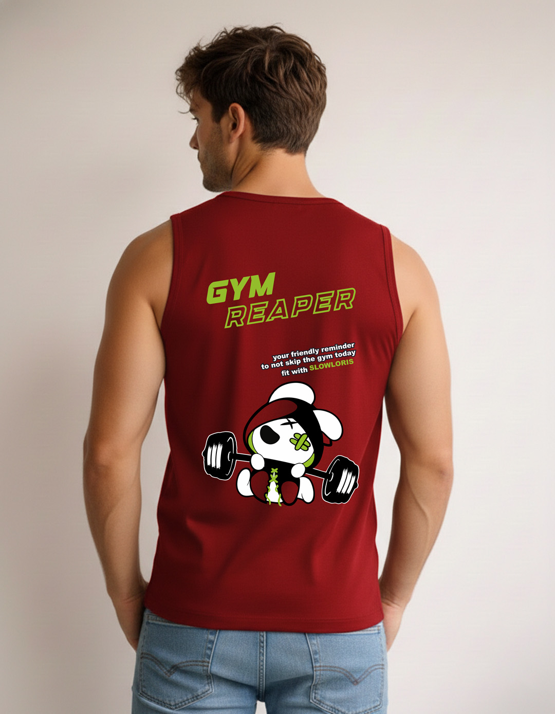 SL-26-BCK/FRT-GYM-MRN-M Side View