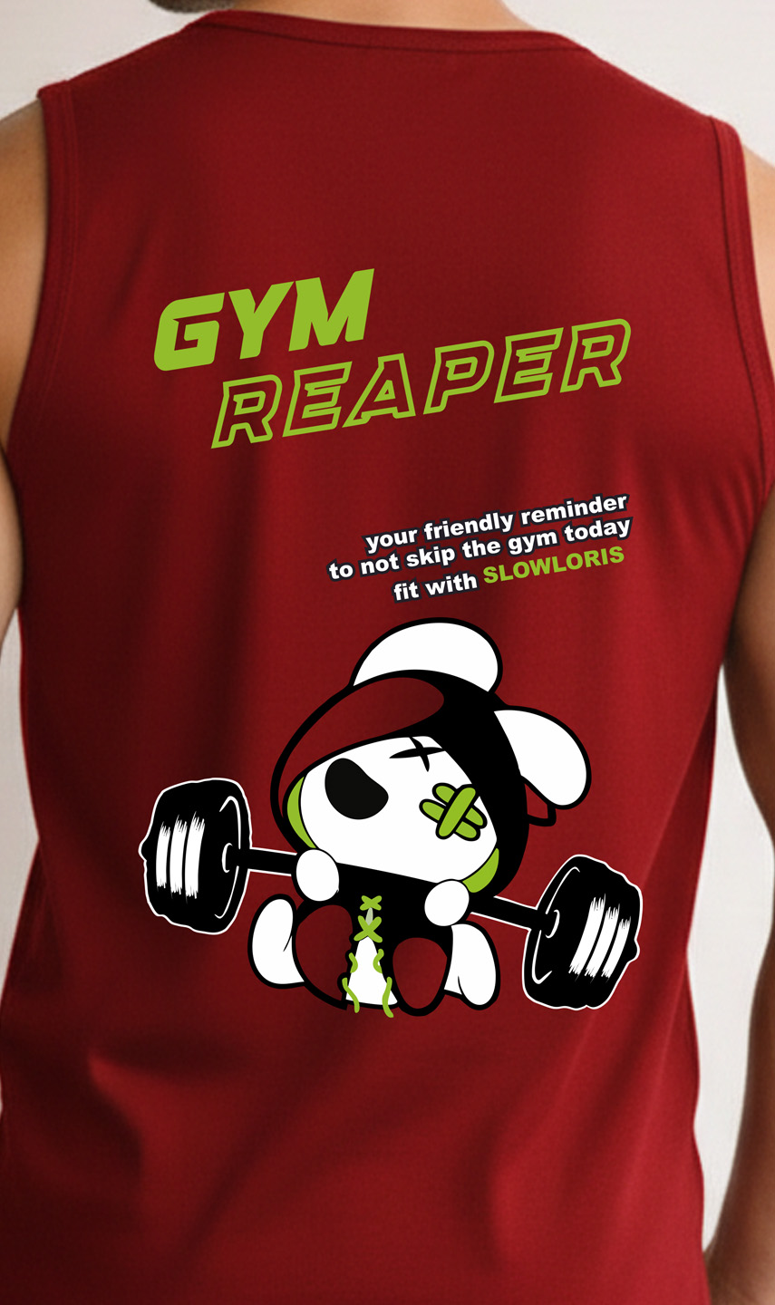 SL-26-BCK/FRT-GYM-MRN-M Neck Shot