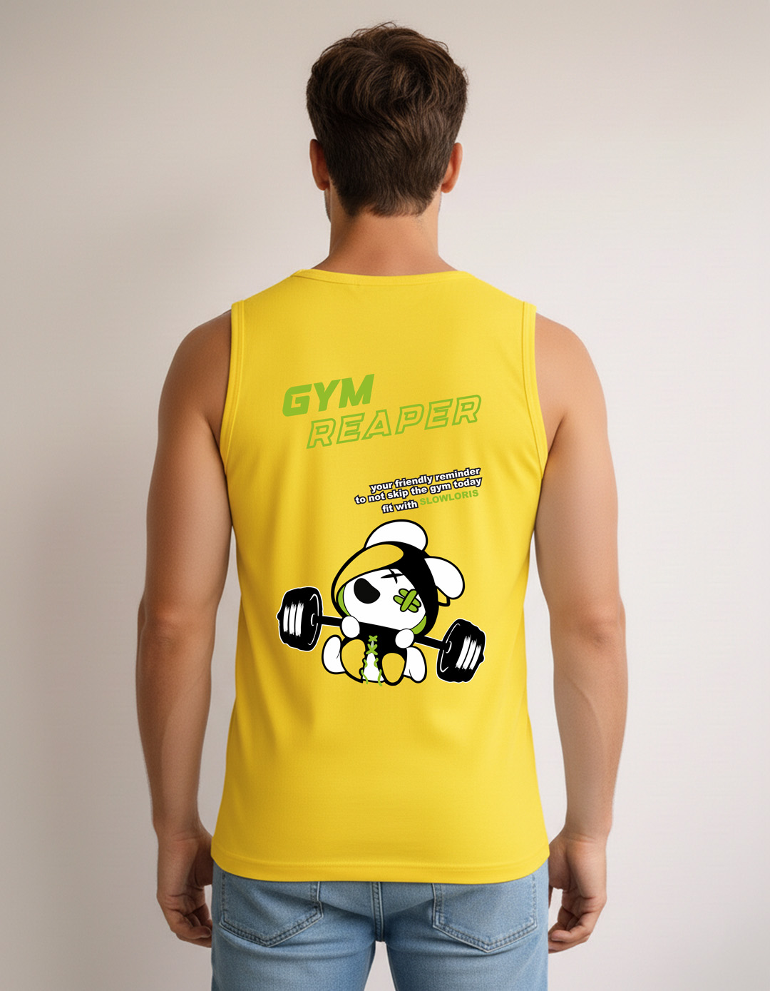 SL-26-BCK/FRT-GYM-YLW-M Side View