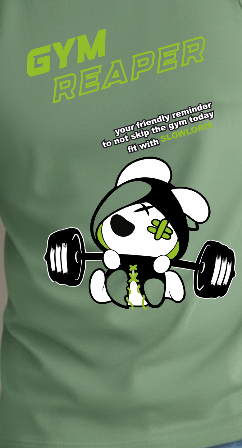 SL-26-FRT-GYM-LGTGRN-M Neck Shot