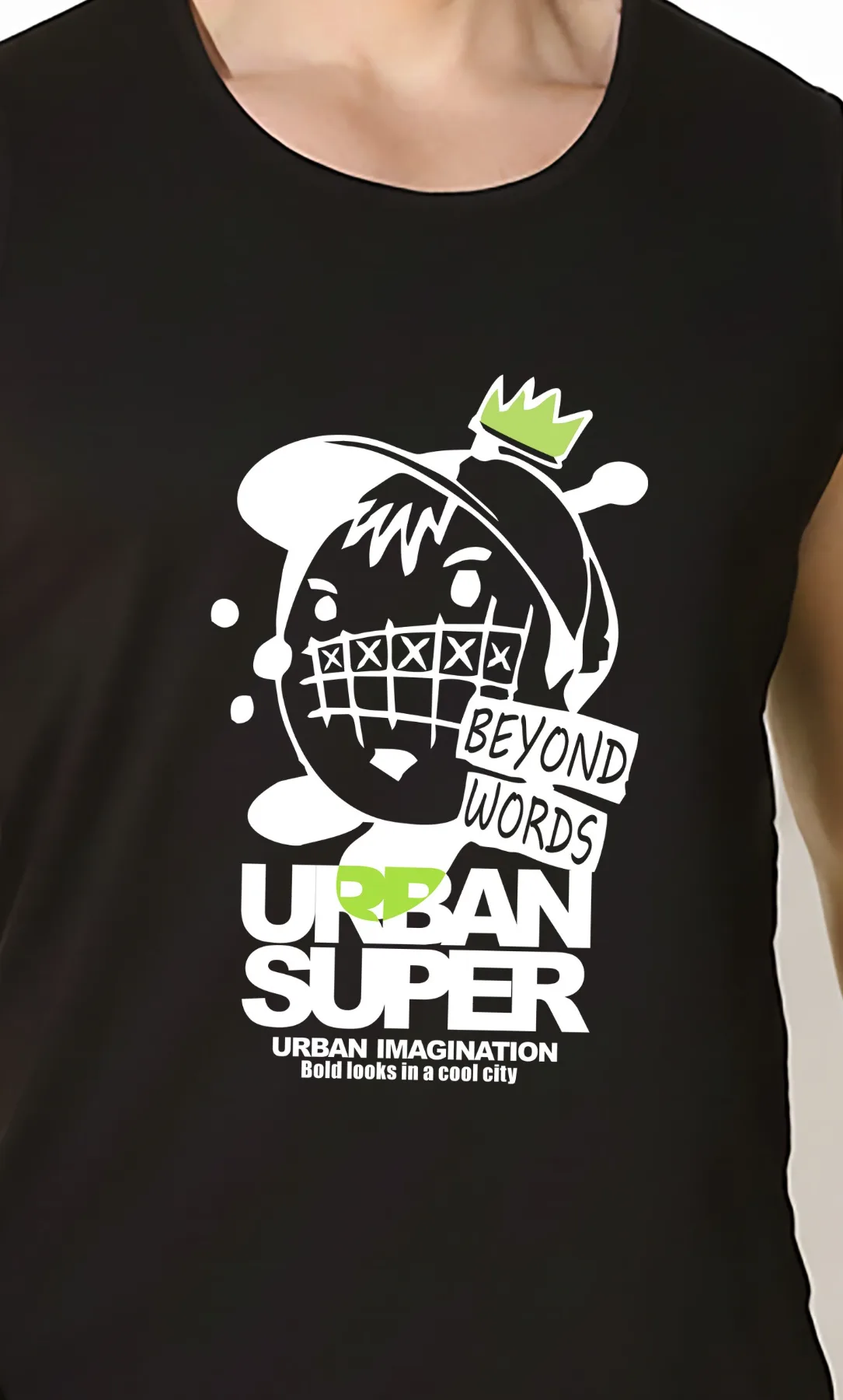 SL-26-FRT-URBN-BLK-L Neck Shot